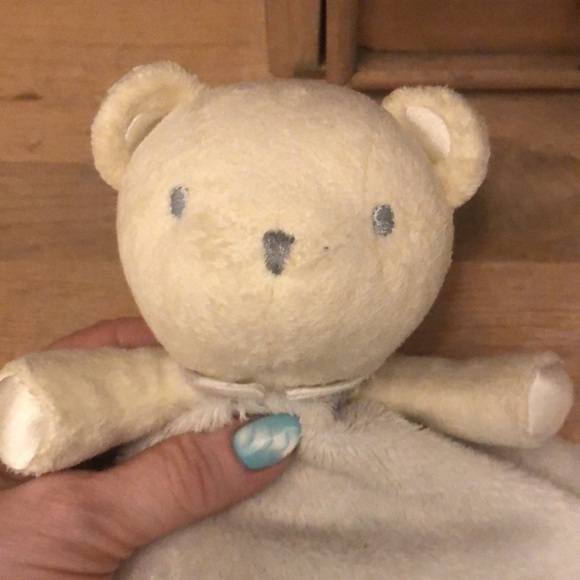 Carters Lovey Security Blanket Rattle Bear “If They Could Just Stay Little” - Picture 2 of 9